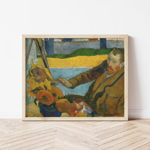 Vincent van Gogh Portrait Paul Gauguin Poster