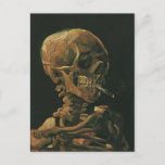 Vincent van Gogh Postcard<br><div class="desc">Skull with Burning Cigarette by Vincent van Gogh 1886</div>