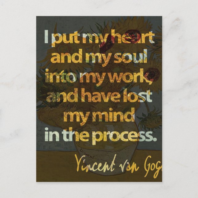 Vincent Van Gogh Postcard (Front)