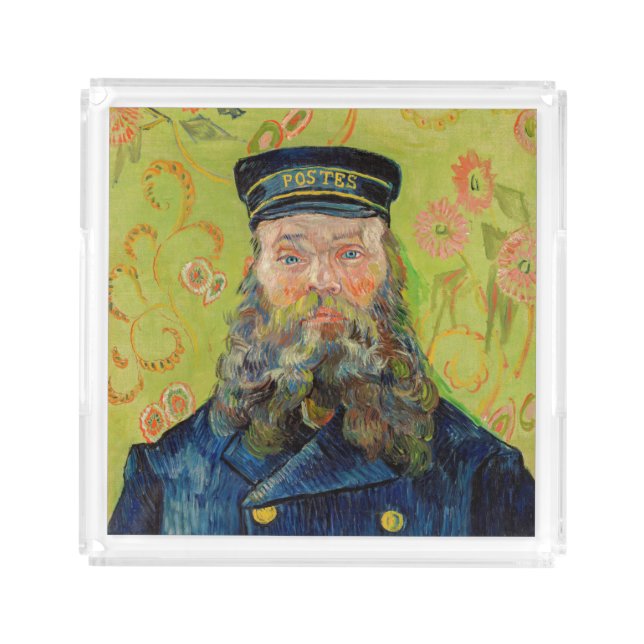 Vincent Van Gogh - Postman Joseph Roulin Acrylic Tray (Front)