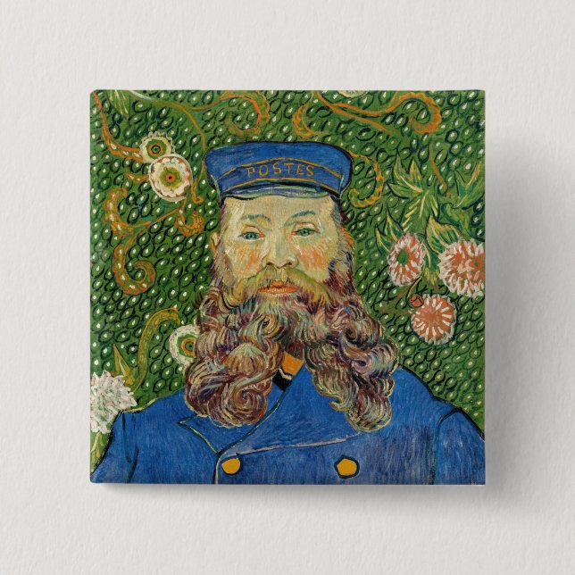 Vincent Van Gogh - Postman Joseph Roulin Button (Front)