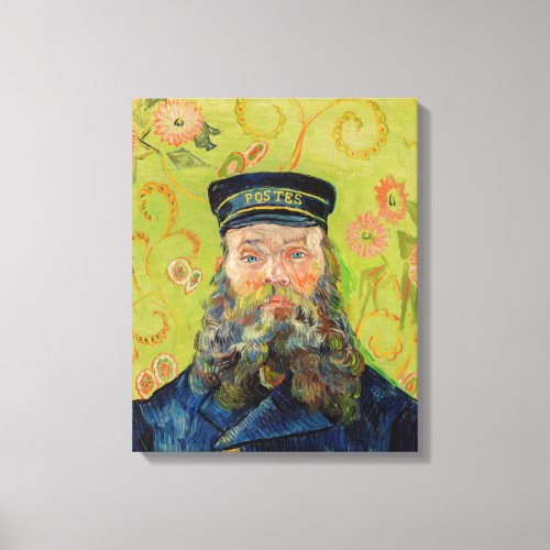 Vincent Van Gogh _ Postman Joseph Roulin Canvas Print