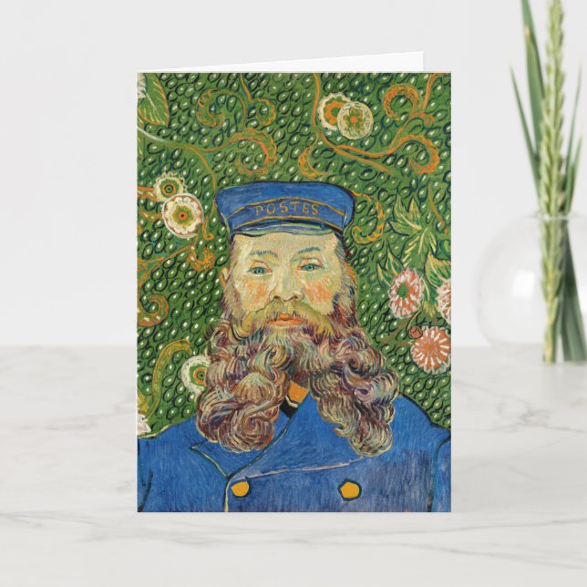 Vincent Van Gogh - Postman Joseph Roulin Card (Front)