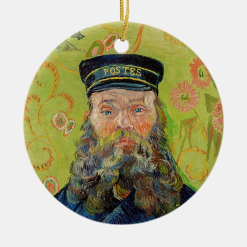 Vincent Van Gogh _ Postman Joseph Roulin Ceramic Ornament