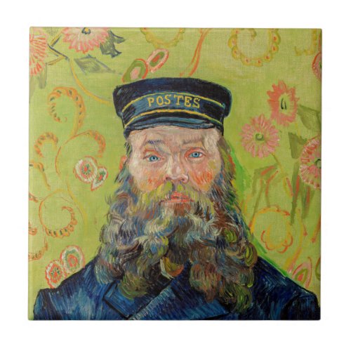 Vincent Van Gogh _ Postman Joseph Roulin Ceramic Tile
