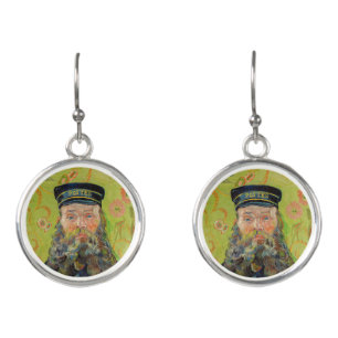 Vincent Van Gogh - Postman Joseph Roulin Earrings