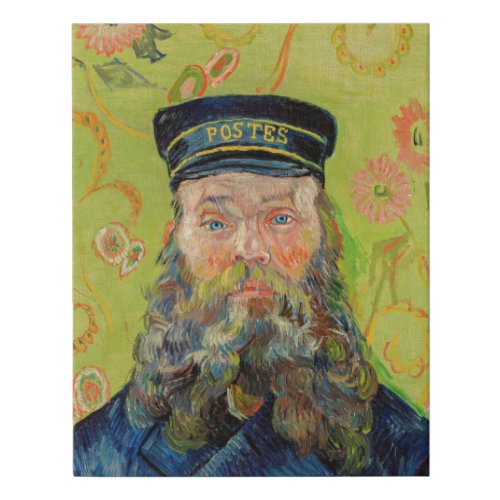 Vincent Van Gogh _ Postman Joseph Roulin Faux Canvas Print