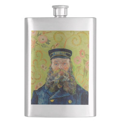 Vincent Van Gogh _ Postman Joseph Roulin Flask