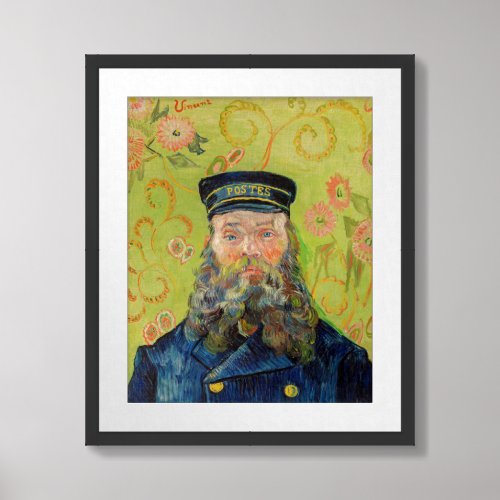 Vincent Van Gogh _ Postman Joseph Roulin Framed Art