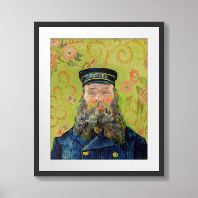 Vincent Van Gogh - Postman Joseph Roulin Framed Art (Framed Front)