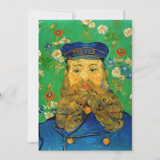 Vincent Van Gogh - Postman Joseph Roulin Invitation (Front)