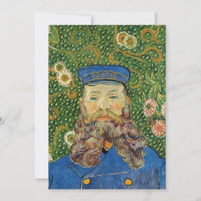 Vincent Van Gogh - Postman Joseph Roulin Invitation (Front)