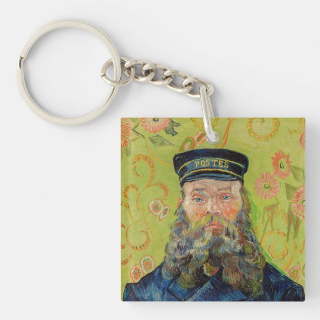 Vincent Van Gogh - Postman Joseph Roulin Keychain (Front)