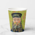 Vincent Van Gogh - Postman Joseph Roulin Paper Cups<br><div class="desc">Portrait of the Postman Joseph Roulin / Joseph-Etienne Roulin,  le postier - Vincent Van Gogh,  April 1889</div>