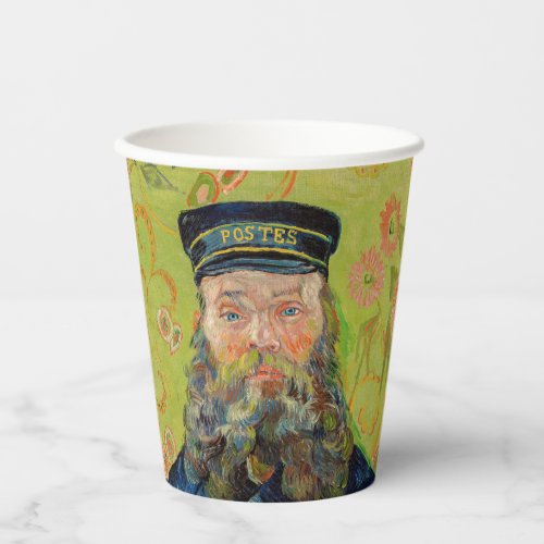 Vincent Van Gogh _ Postman Joseph Roulin Paper Cups