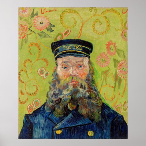 Vincent Van Gogh _ Postman Joseph Roulin Poster