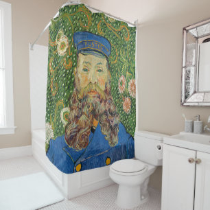 Vincent Van Gogh - Postman Joseph Roulin Shower Curtain