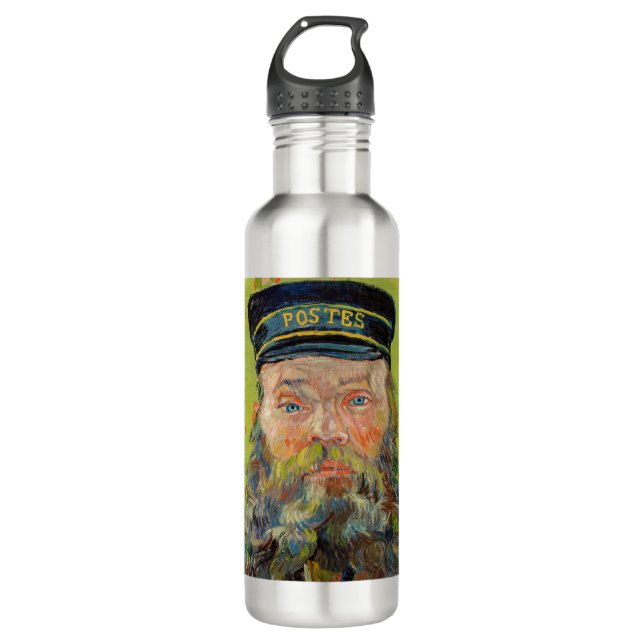 Vincent Van Gogh - Postman Joseph Roulin Stainless Steel Water Bottle (Front)