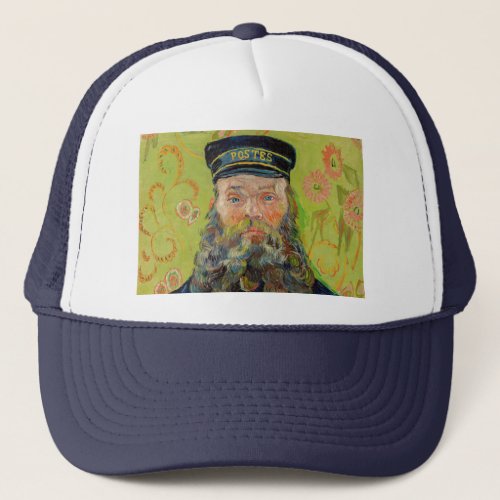 Vincent Van Gogh _ Postman Joseph Roulin Trucker Hat