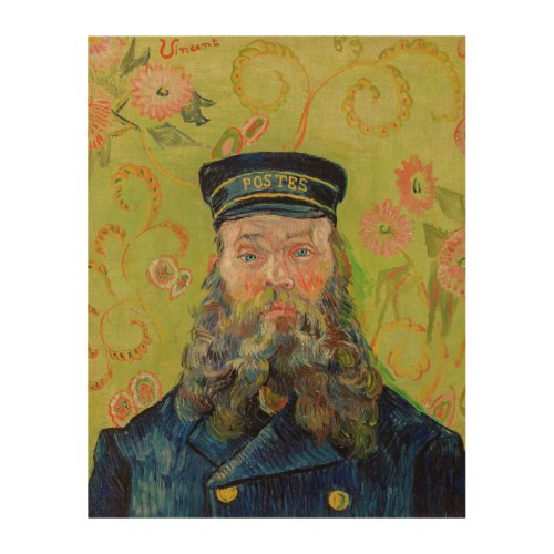 Vincent Van Gogh _ Postman Joseph Roulin Wood Wall Art