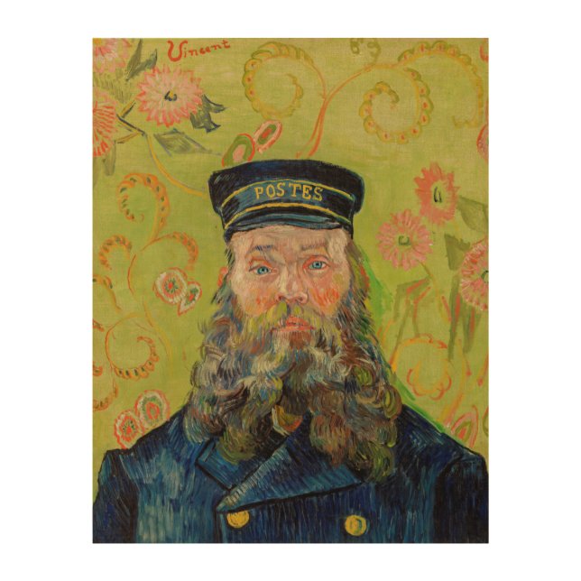 Vincent Van Gogh - Postman Joseph Roulin Wood Wall Art (Front)