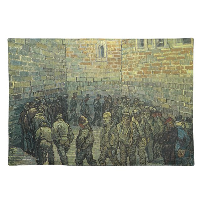 Vincent van Gogh - Prisoners Exercising Cloth Placemat (Front)