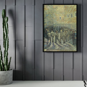 Vincent van Gogh - Prisoners Exercising Poster
