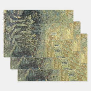 Vincent van Gogh - Prisoners Exercising Wrapping Paper Sheets