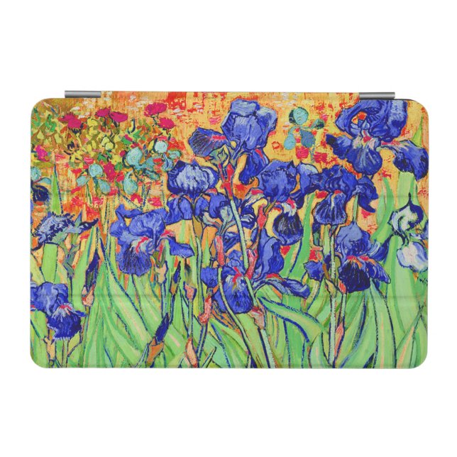 vincent van gogh purple irises iPad mini cover (Horizontal)