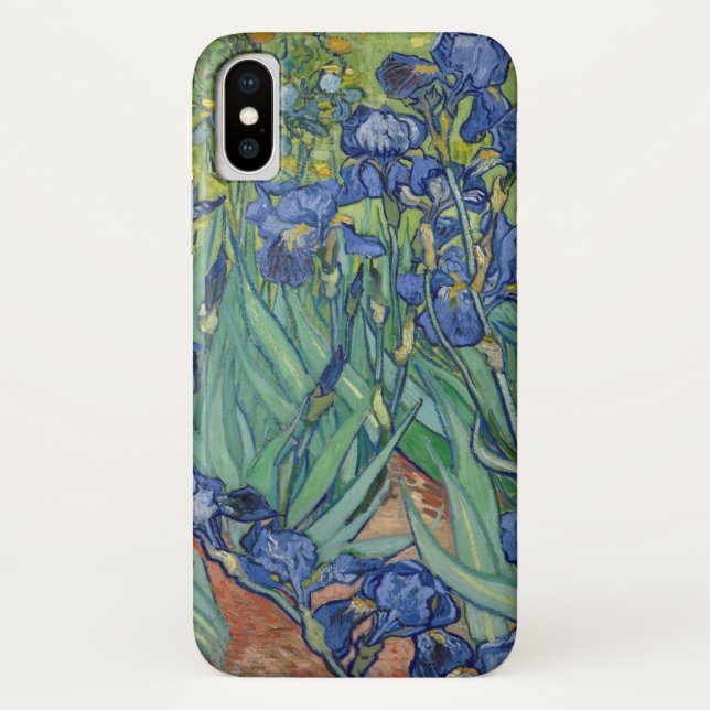 Vincent Van Gogh Purple Irises Masterpiece art Case-Mate iPhone Case (Back)