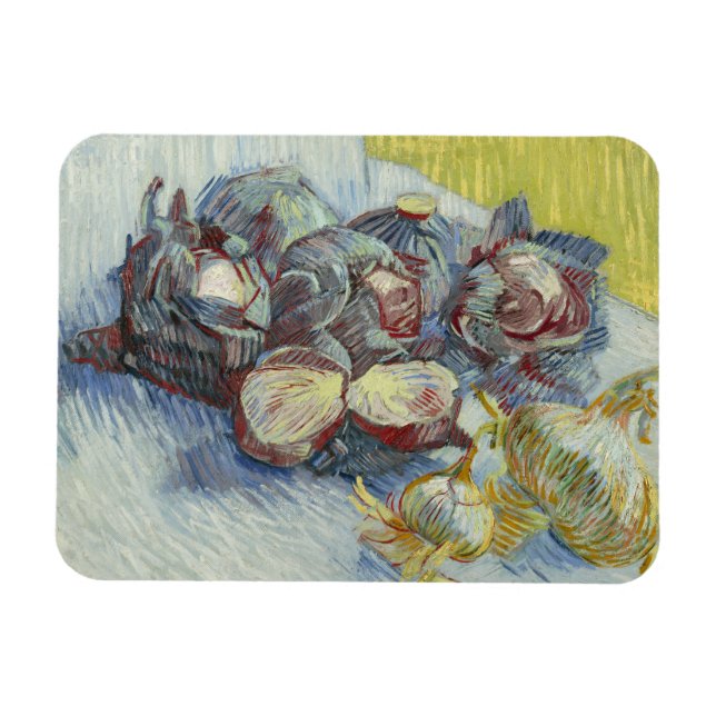 Vincent van Gogh - Red Cabbages and Onions Magnet (Horizontal)