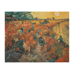 Vincent van Gogh   Red Vineyards at Arles, 1888 Wood Wall Decor
