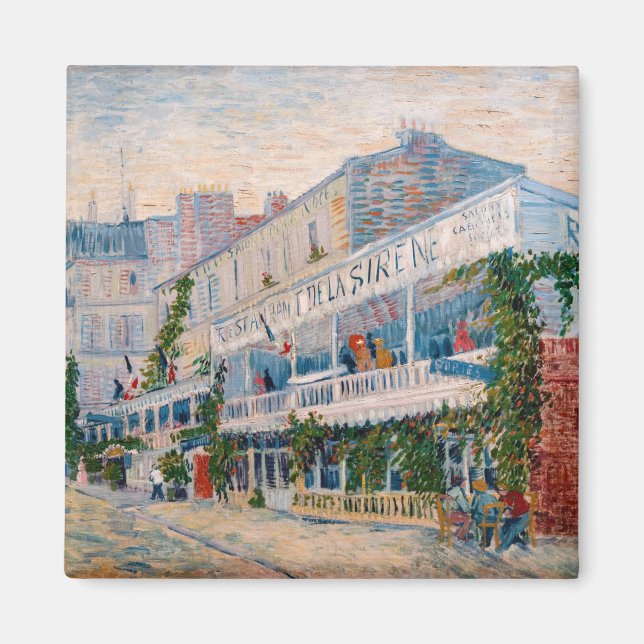 Vincent van Gogh - Restaurant de la Sirene Magnet (Front)