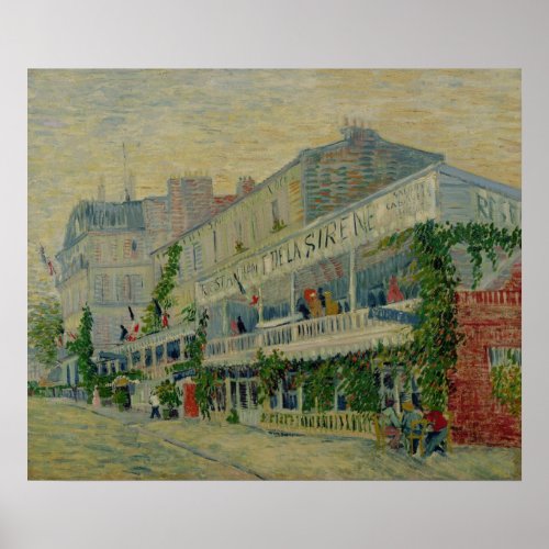 Vincent van Gogh  Restaurant de la Sirene Poster