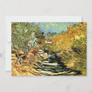 Vincent van Gogh Road at Saint-Remy, Female Figure