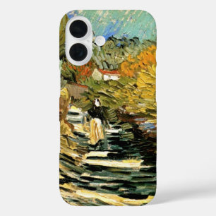 Vincent van Gogh Road at Saint-Remy, Female Figure iPhone 16 Case