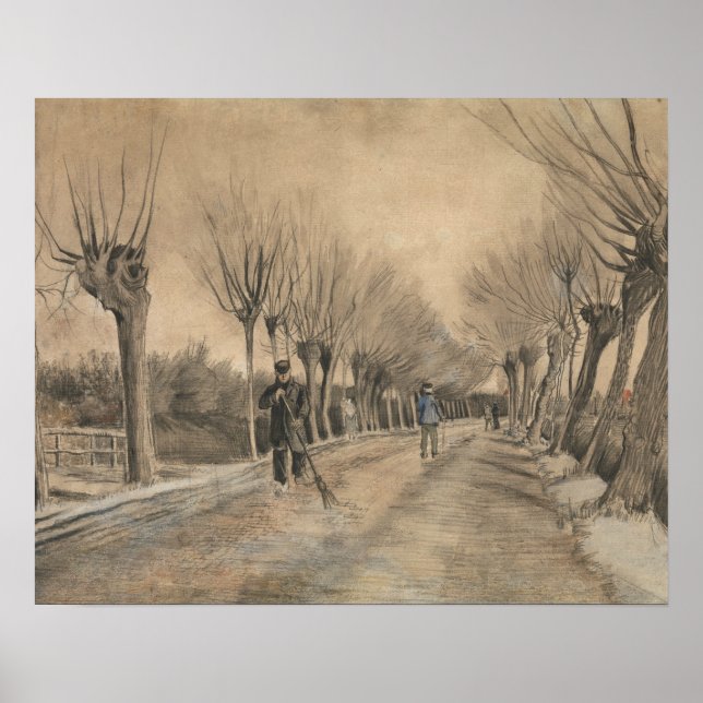 Vincent van Gogh - Road in Etten Poster (Front)