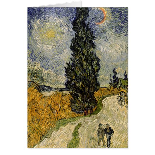 Vincent van Gogh | Road with Cypresses, 1890 (Front)