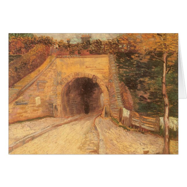 Vincent van Gogh - Roadway Underpass, The Viaduct Cards (Front Horizontal)