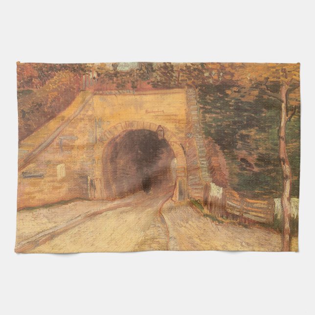 Vincent van Gogh - Roadway Underpass, The Viaduct Kitchen Towel (Horizontal)