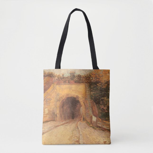 Vincent van Gogh - Roadway Underpass, The Viaduct Tote Bag (Front)