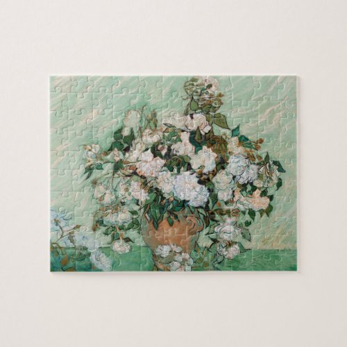 Vincent van Gogh  Roses 1890 Jigsaw Puzzle