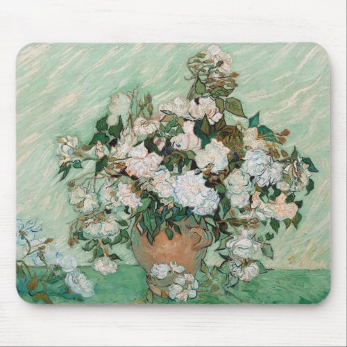 Vincent van Gogh  Roses 1890 Mouse Pad