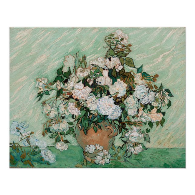 Vincent van Gogh | Roses, 1890 Poster (Front)
