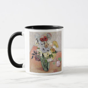 Vincent van Gogh Roses and Anemones, 1890 Mug