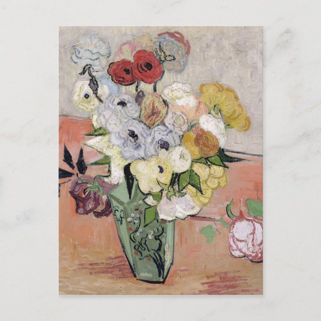 Vincent van Gogh | Roses and Anemones, 1890 Postcard (Front)
