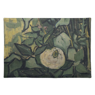 Vincent van Gogh - Roses and Beetle Cloth Placemat