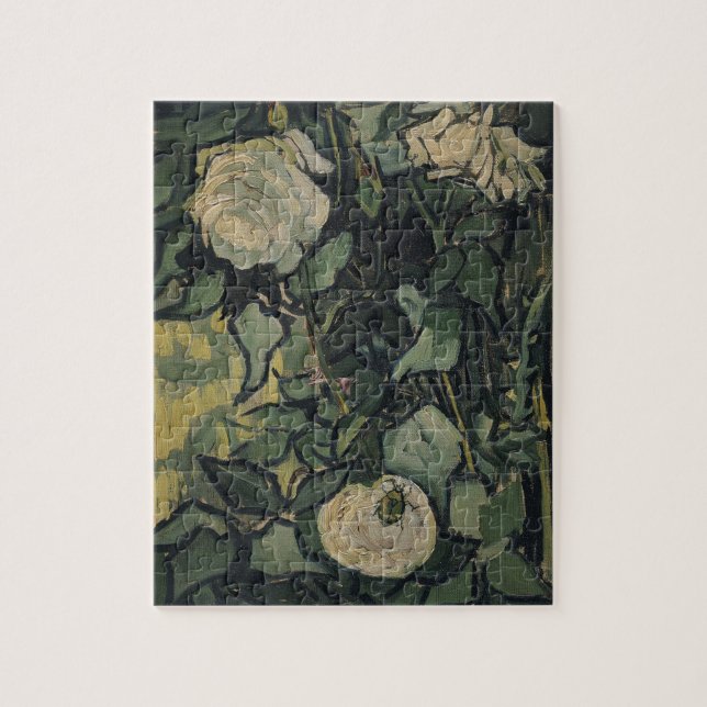 Vincent van Gogh - Roses and Beetle Jigsaw Puzzle (Vertical)