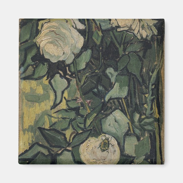 Vincent van Gogh - Roses and Beetle Magnet (Front)