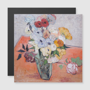 Vincent van Gogh - Roses & Anemones Magnetic Card